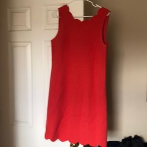 Pink scallop JCrew dress size 12